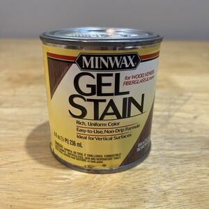Minwax Gel Stain Brazilian Rosewood 1/2 Pint for Wood, Veneer, Fiberglass & More